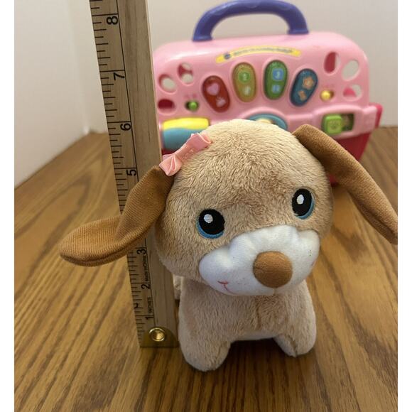 VTech Care For Me Learning Pet Carrier, Pink. Lights Sounds Interactive w/Dog - Picture 12 of 16